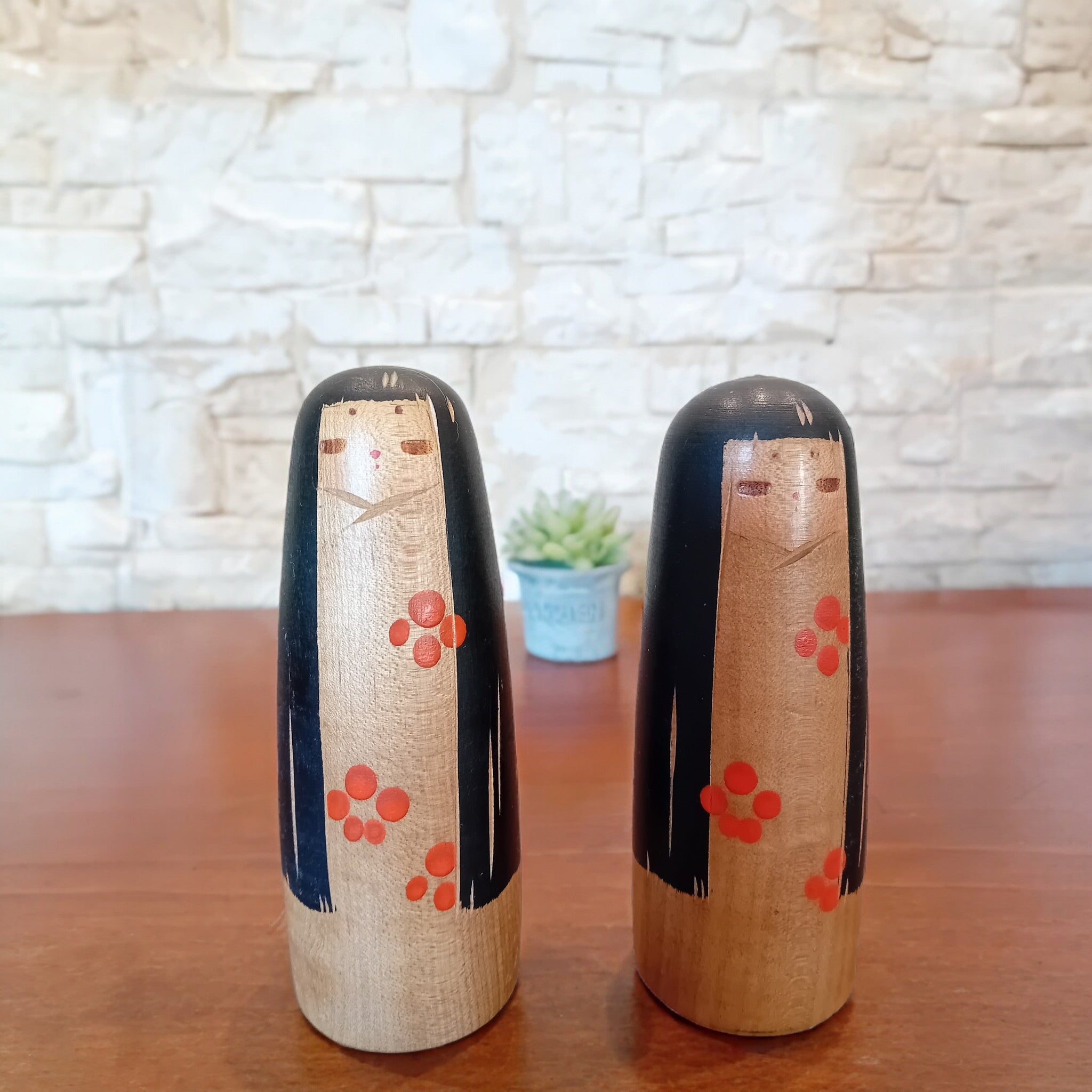 Kokeshi Doll "Madre e Figlia" – Sanpei Yamagishi, Giappone 1973
