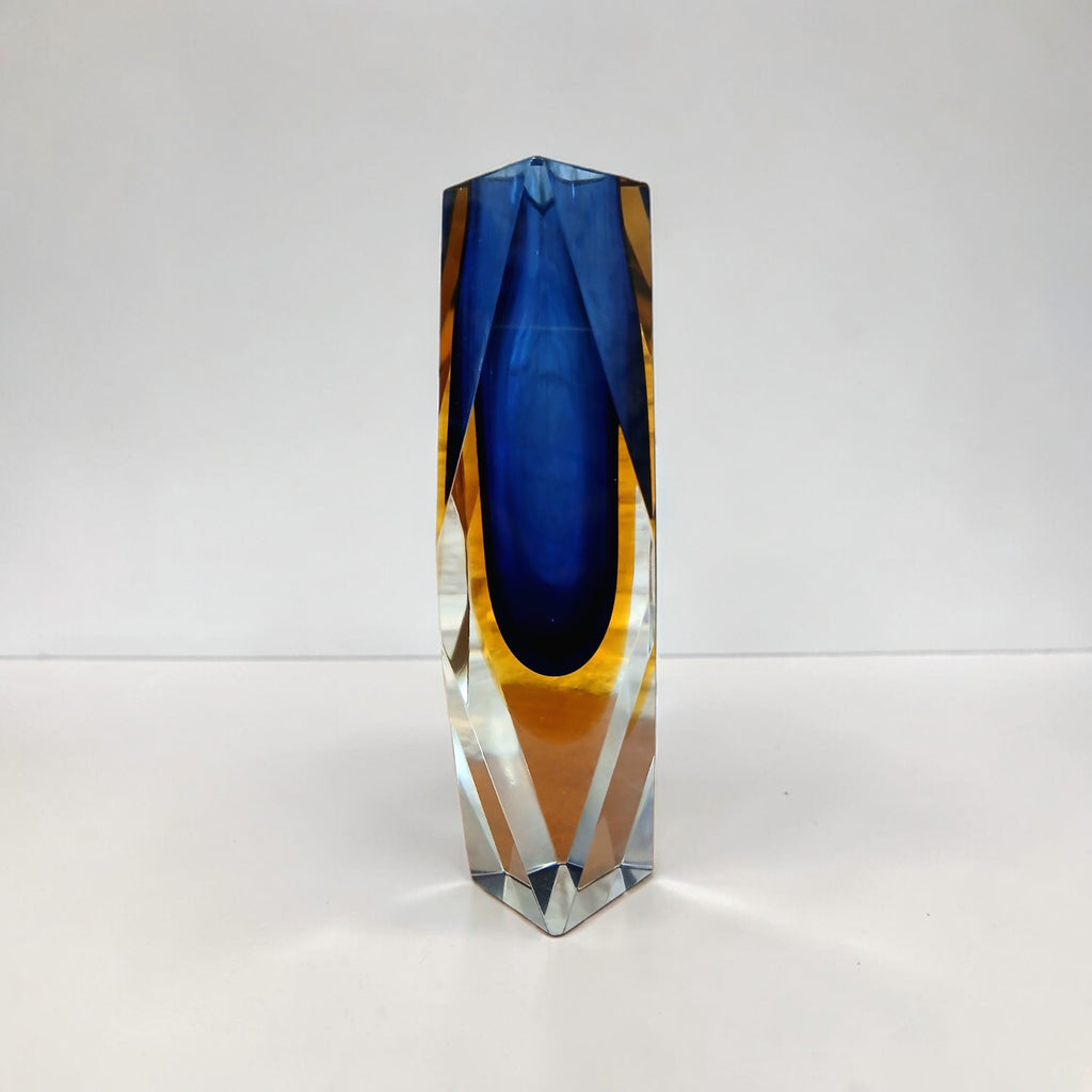 Vaso in Vetro di Murano Blu – Italia anni '70-'80