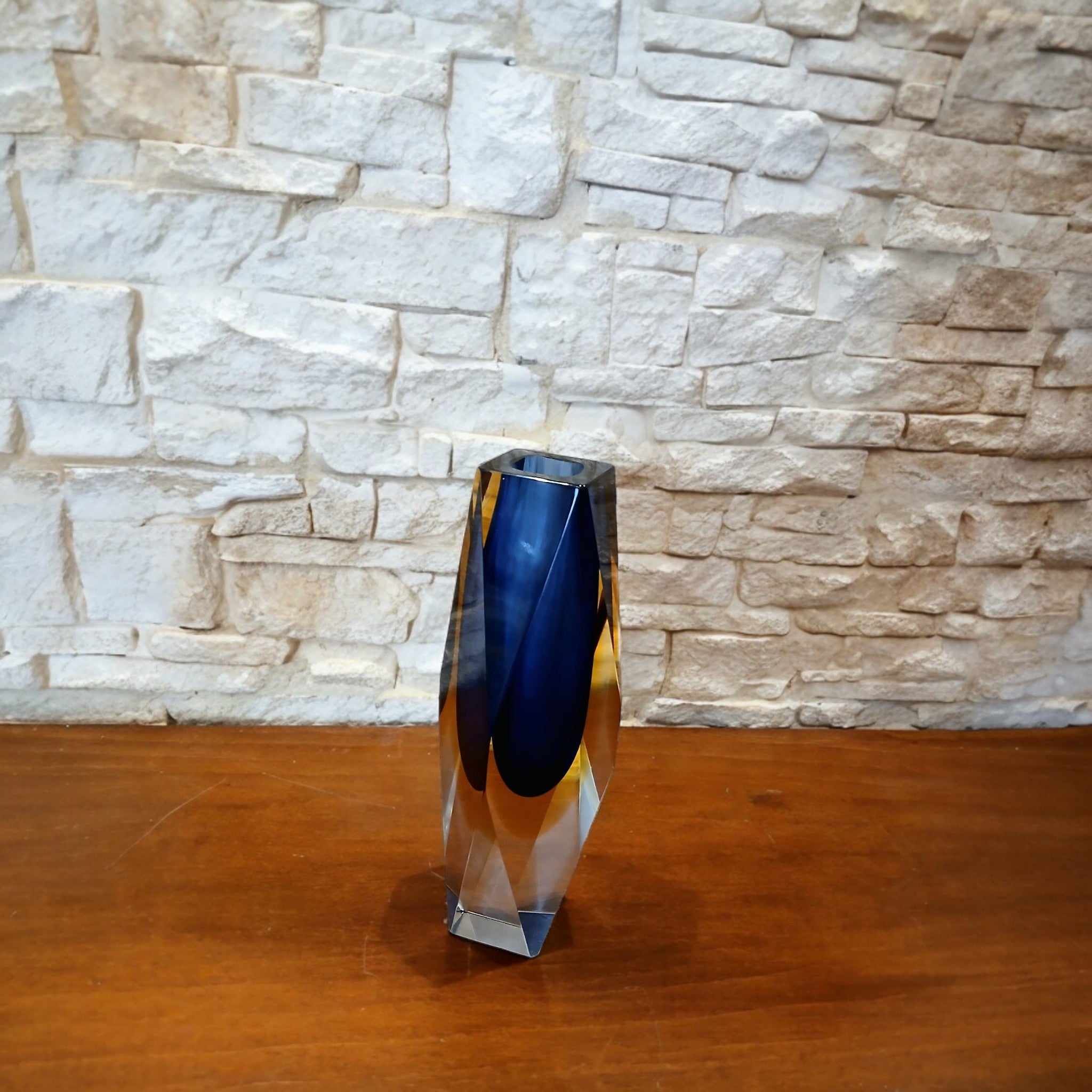 Vaso in Vetro di Murano Blu – Italia anni '70-'80