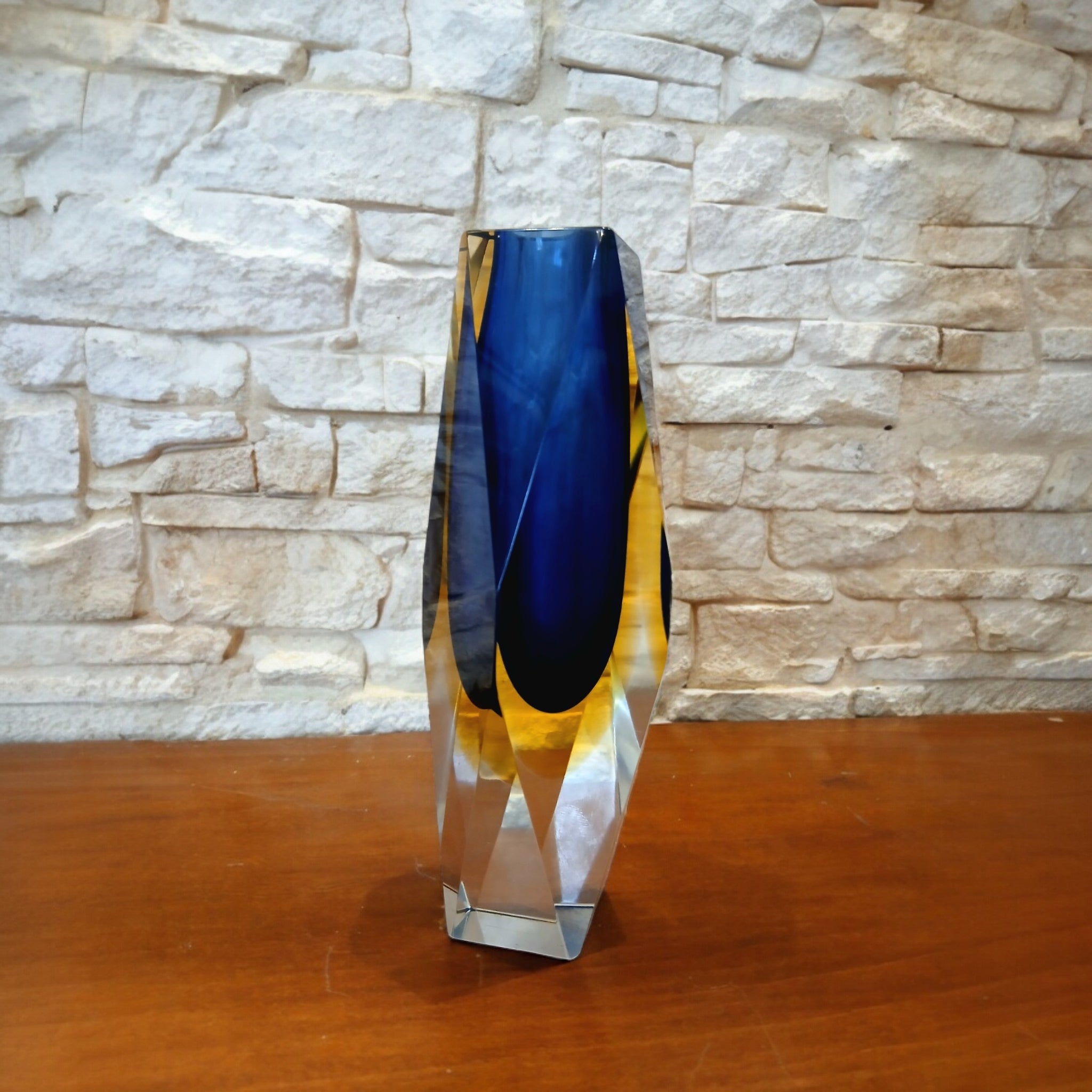 Vaso in Vetro di Murano Blu – Italia anni '70-'80