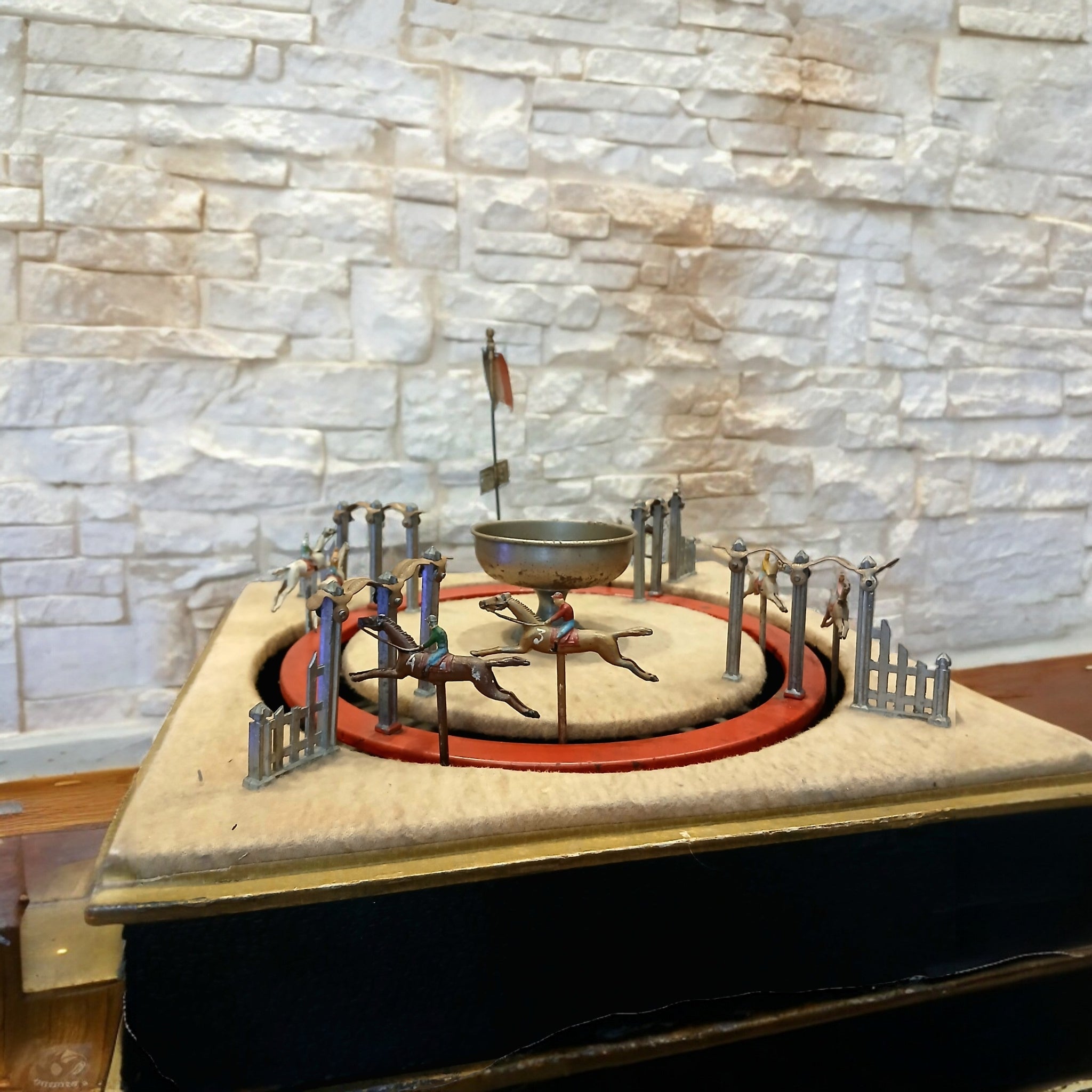 Gioco Corsa dei Cavalli Meccanico JDeP – Francia anni 1930-40, con Scatola Originale