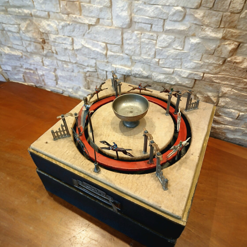 Gioco Corsa dei Cavalli Meccanico JDeP – Francia anni 1930-40, con Scatola Originale