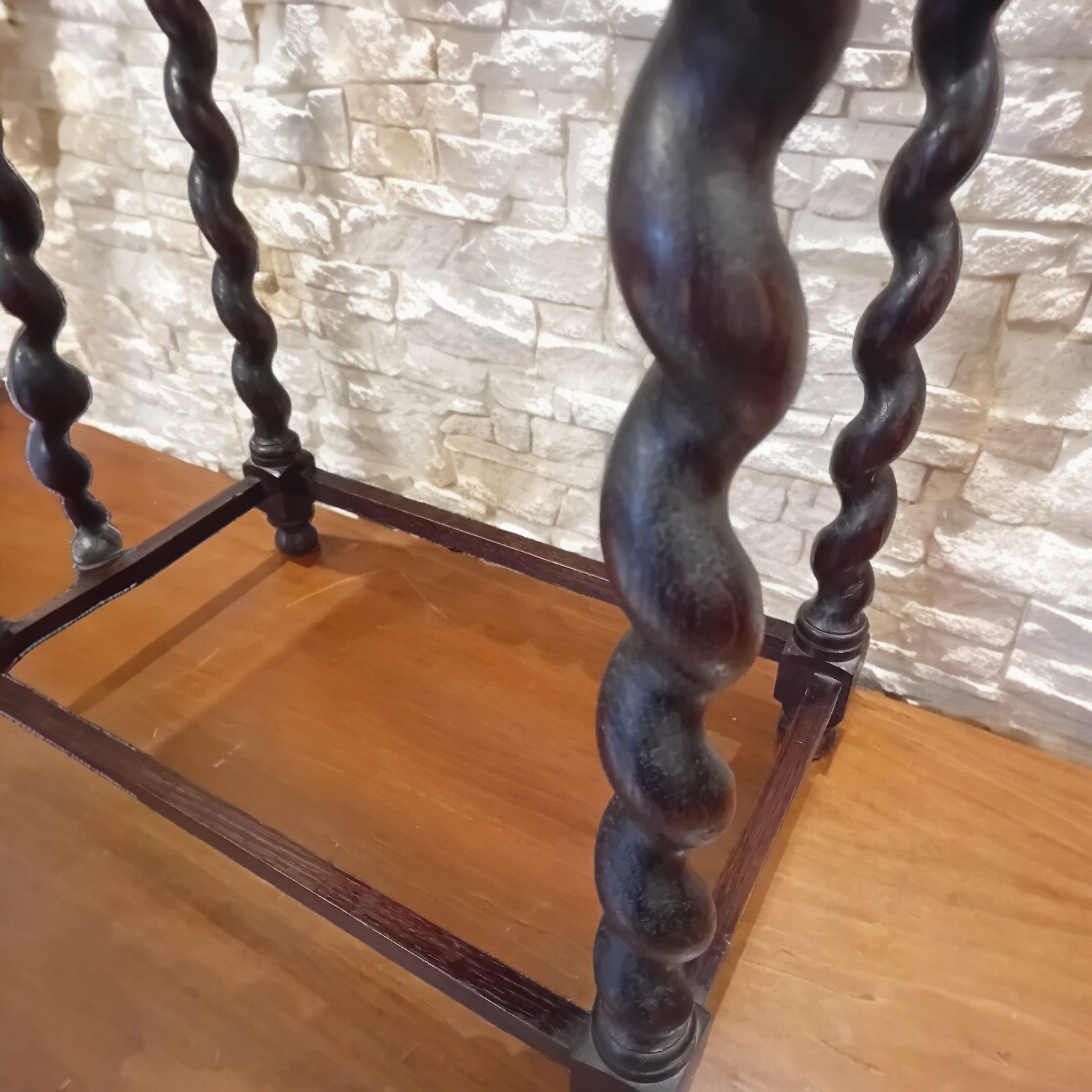 Antico Cassettone Barocco Olandese - Cassa in Pelle con Inserti in Metallo (metà '800)