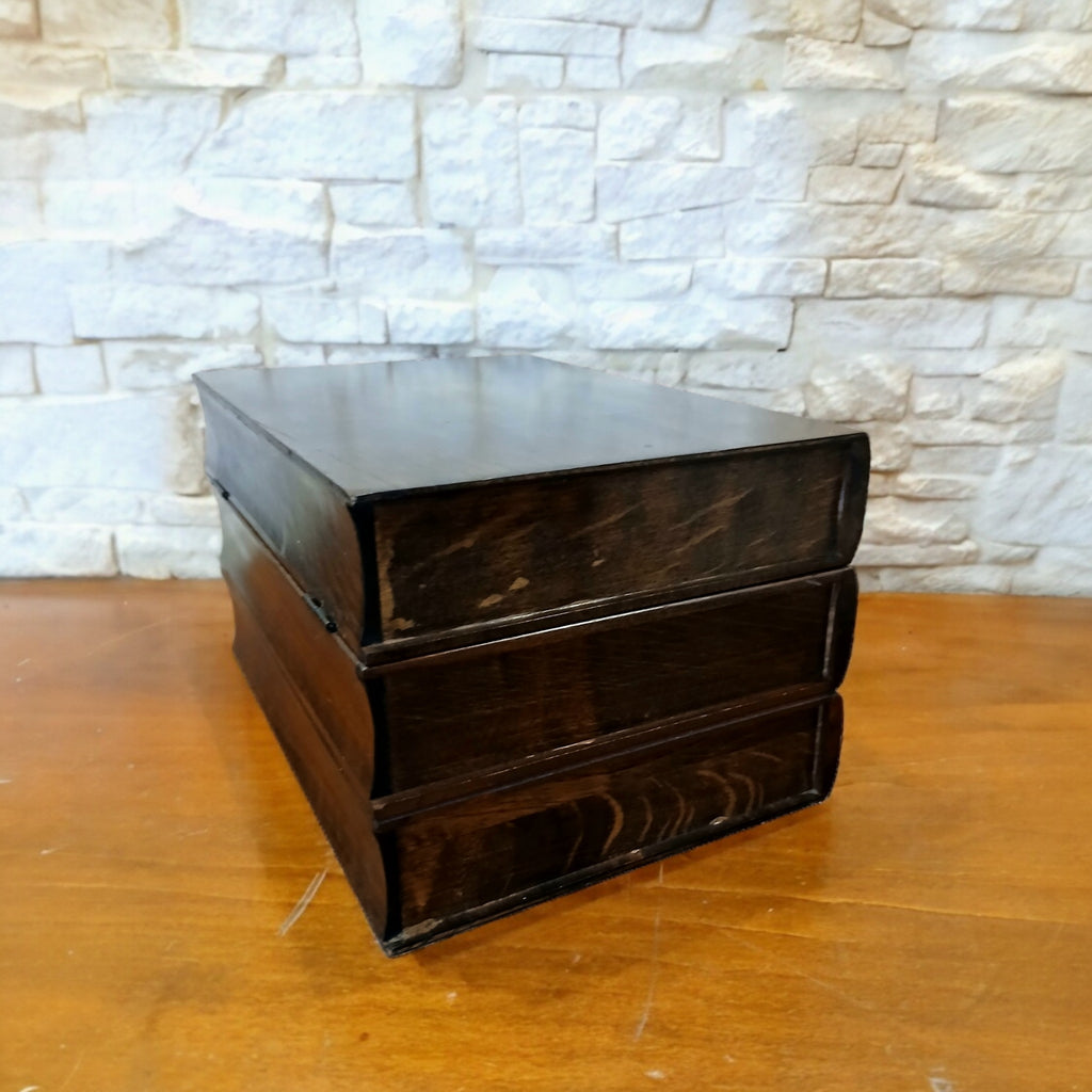Raro Armadietto da Bar Segreto Giapponese (1950-1960) con Bottiglie e Bicchierini in Vetro Ambra