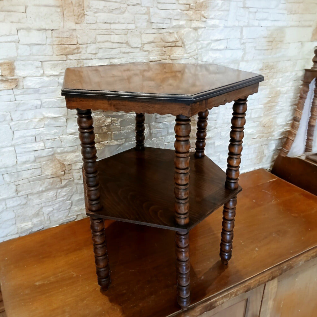 Elegante Tavolino da Caffè Artigianale Anni '50/'60 in Legno Massello - Pezzo Unico