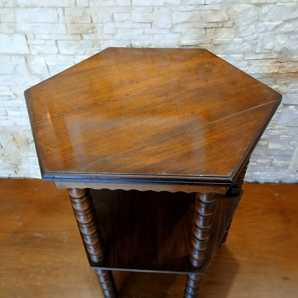 Elegante Tavolino da Caffè Artigianale Anni '50/'60 in Legno Massello - Pezzo Unico