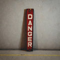 Plaque Métallique DANGER – Vintage Italien Années 60