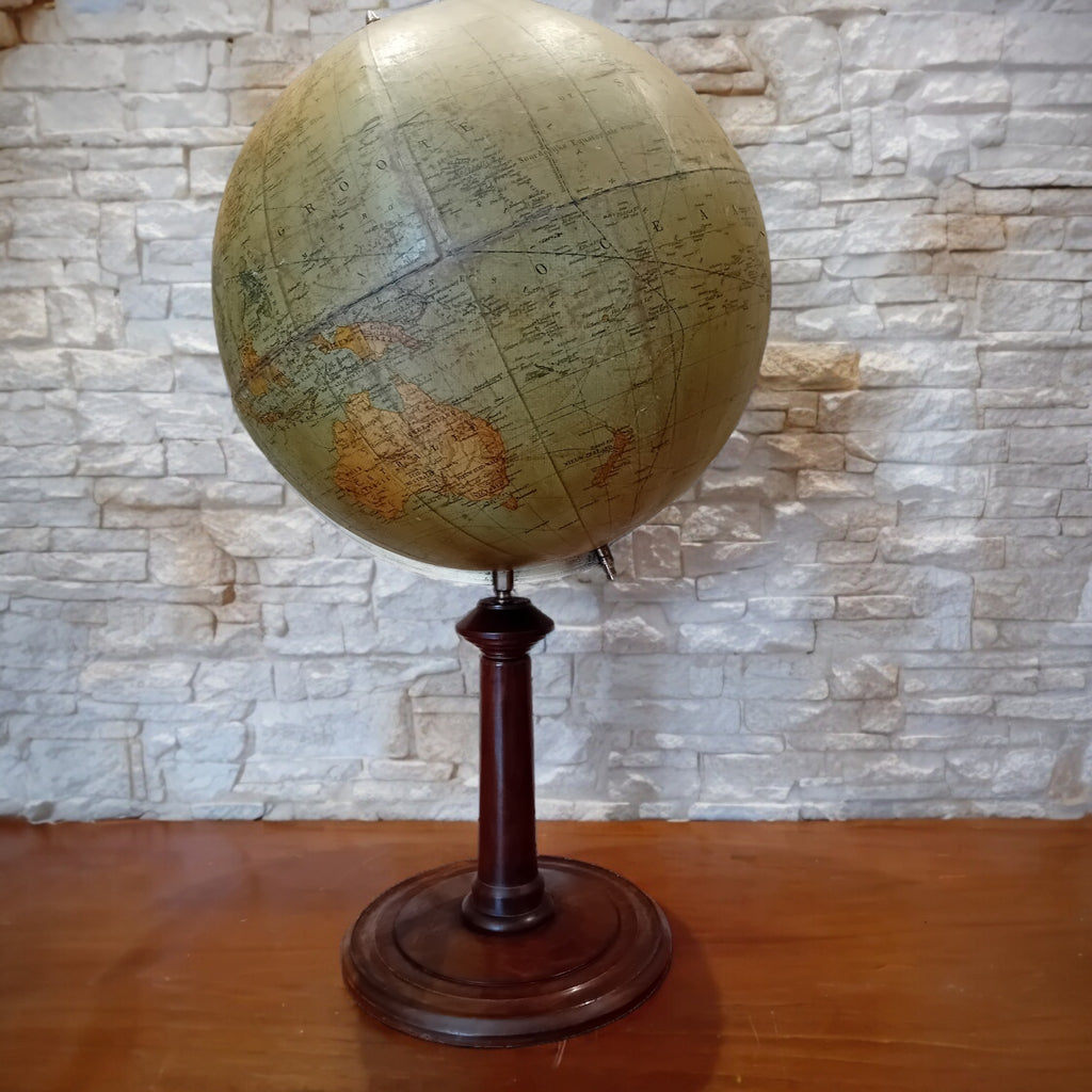 Mappemonde antique H.A. Kramers & Zoon – Dietrich Reimer, Berlin vers 1922