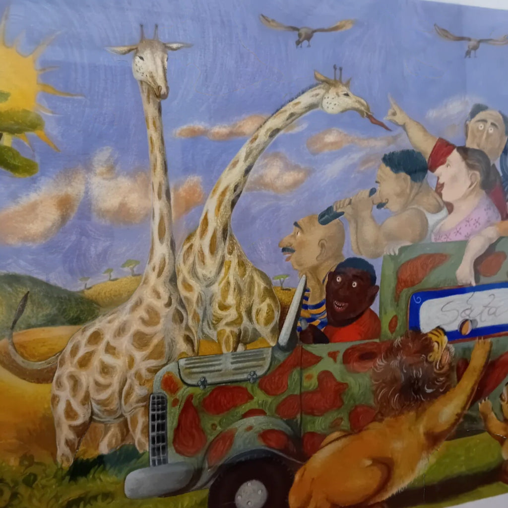 Lithographie "Safari" – Pino Procopio, LXXXV/CL