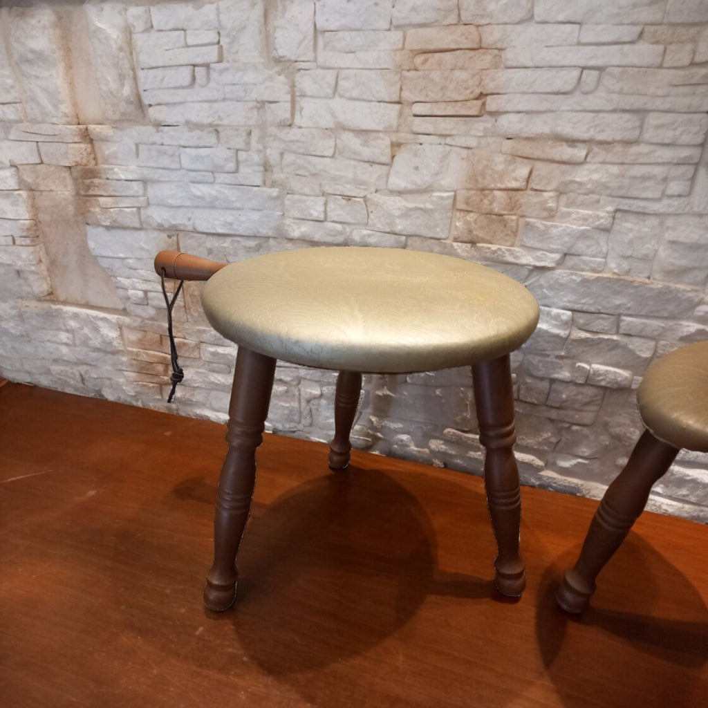 Coppia di Sgabelli Vintage Mattawa Furniture MFG – Cooksville, Ontario, anni '50