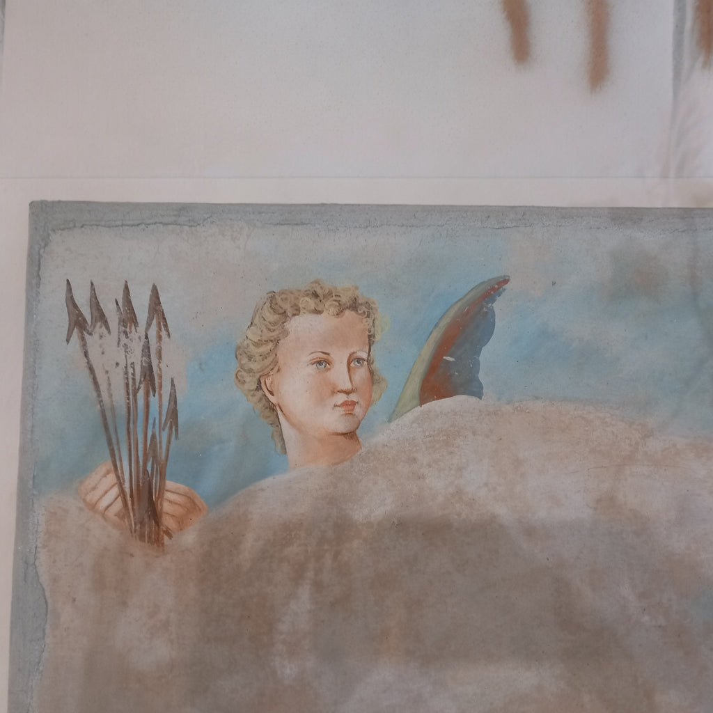 Strappo d'Affresco Originale – "Il Trionfo di Galatea" da Raffaello Sanzio, Secondo Ottocento