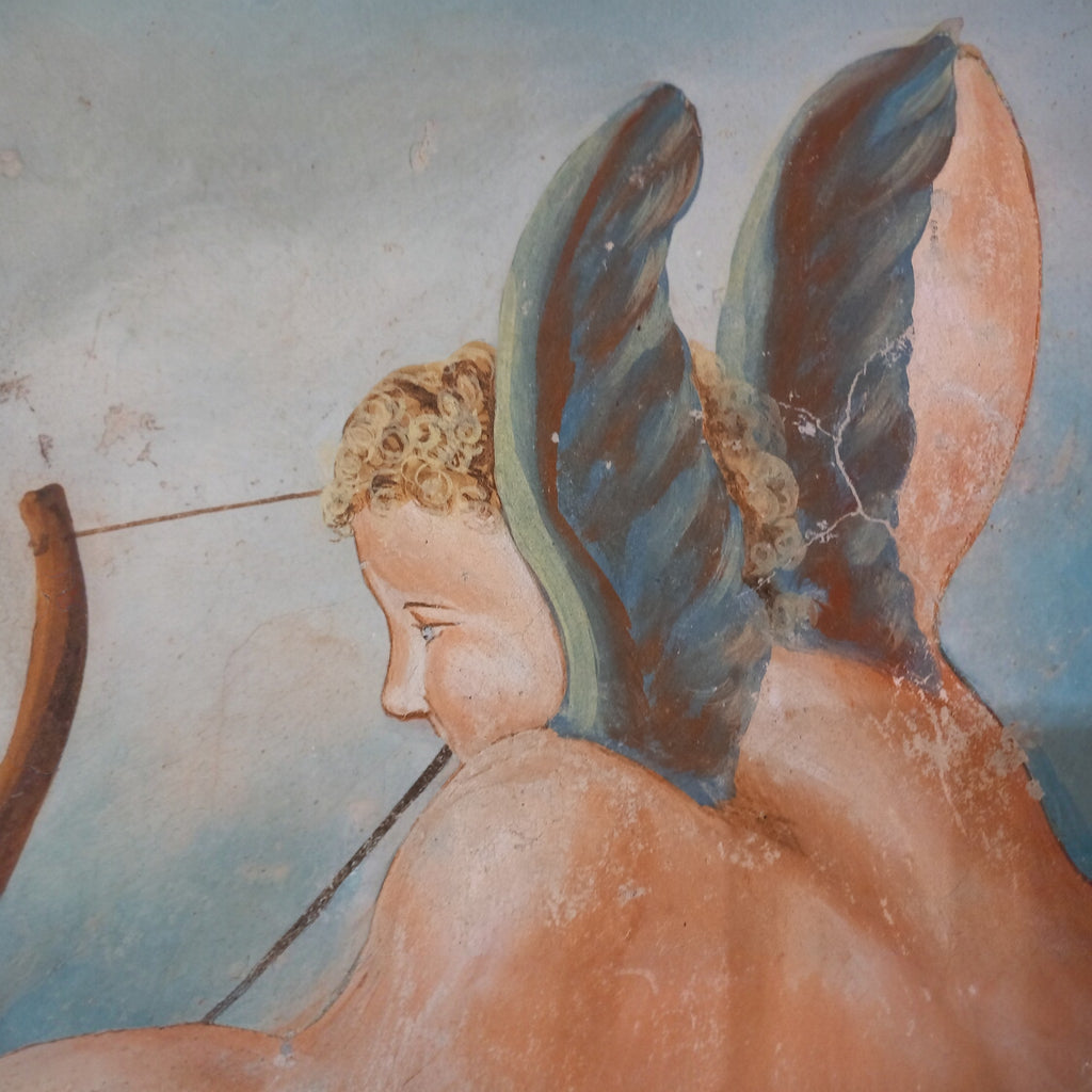 Strappo d'Affresco Originale – "Il Trionfo di Galatea" da Raffaello Sanzio, Secondo Ottocento