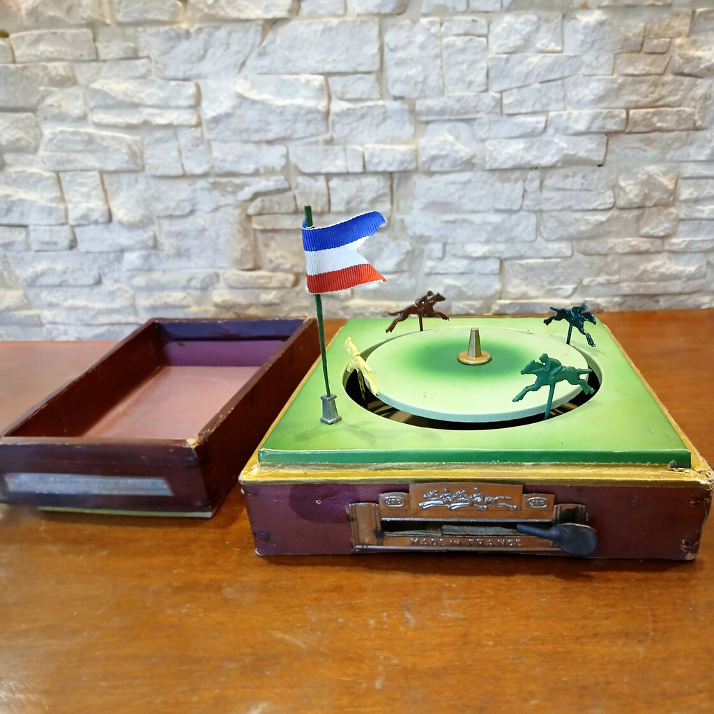 Gioco Corsa dei Cavalli JEP Francese anni 1940/50 – Mechanical Horse Racing Game