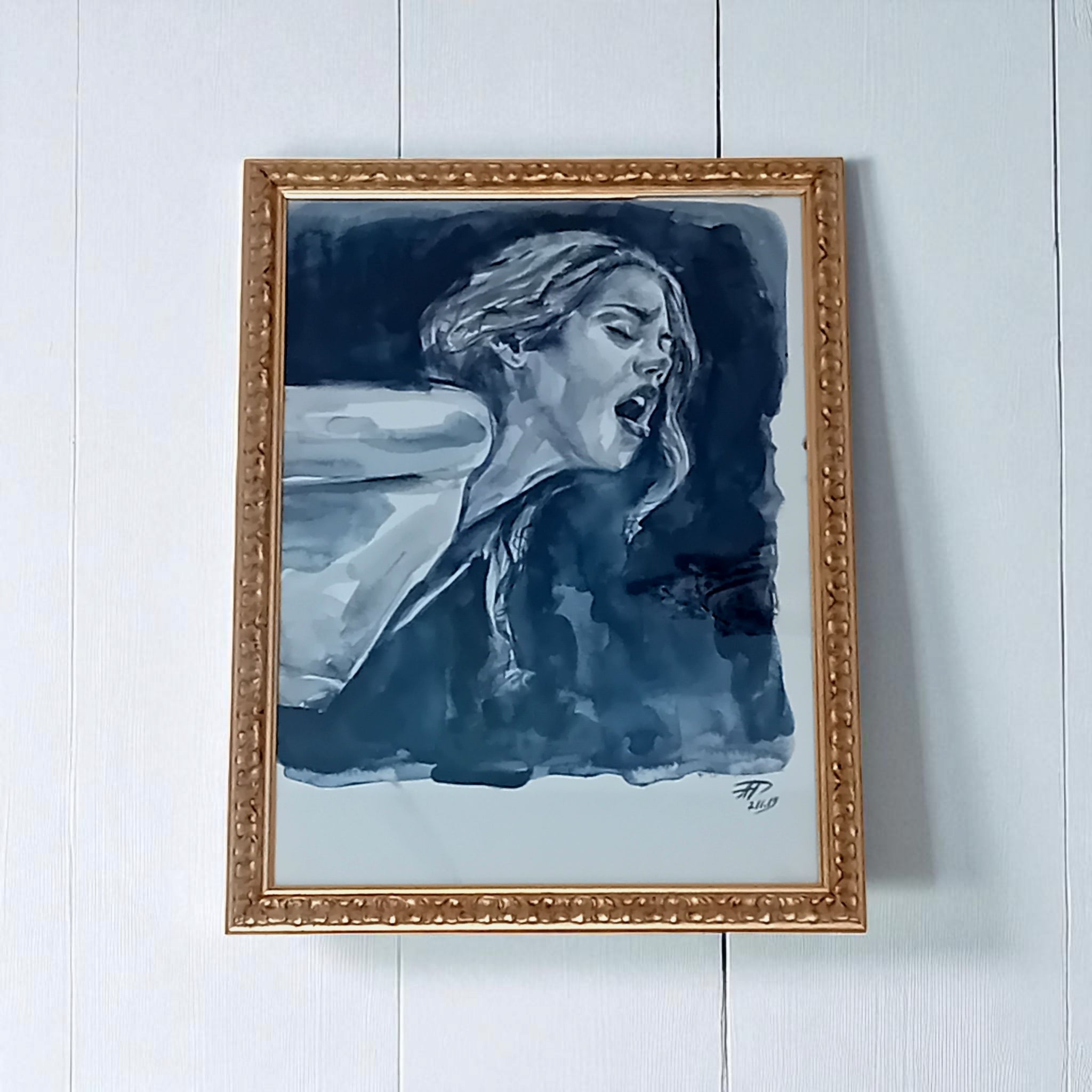 "Storming" – Acquerello Originale di Anna Dart, 29x40 cm, Edizione Unica