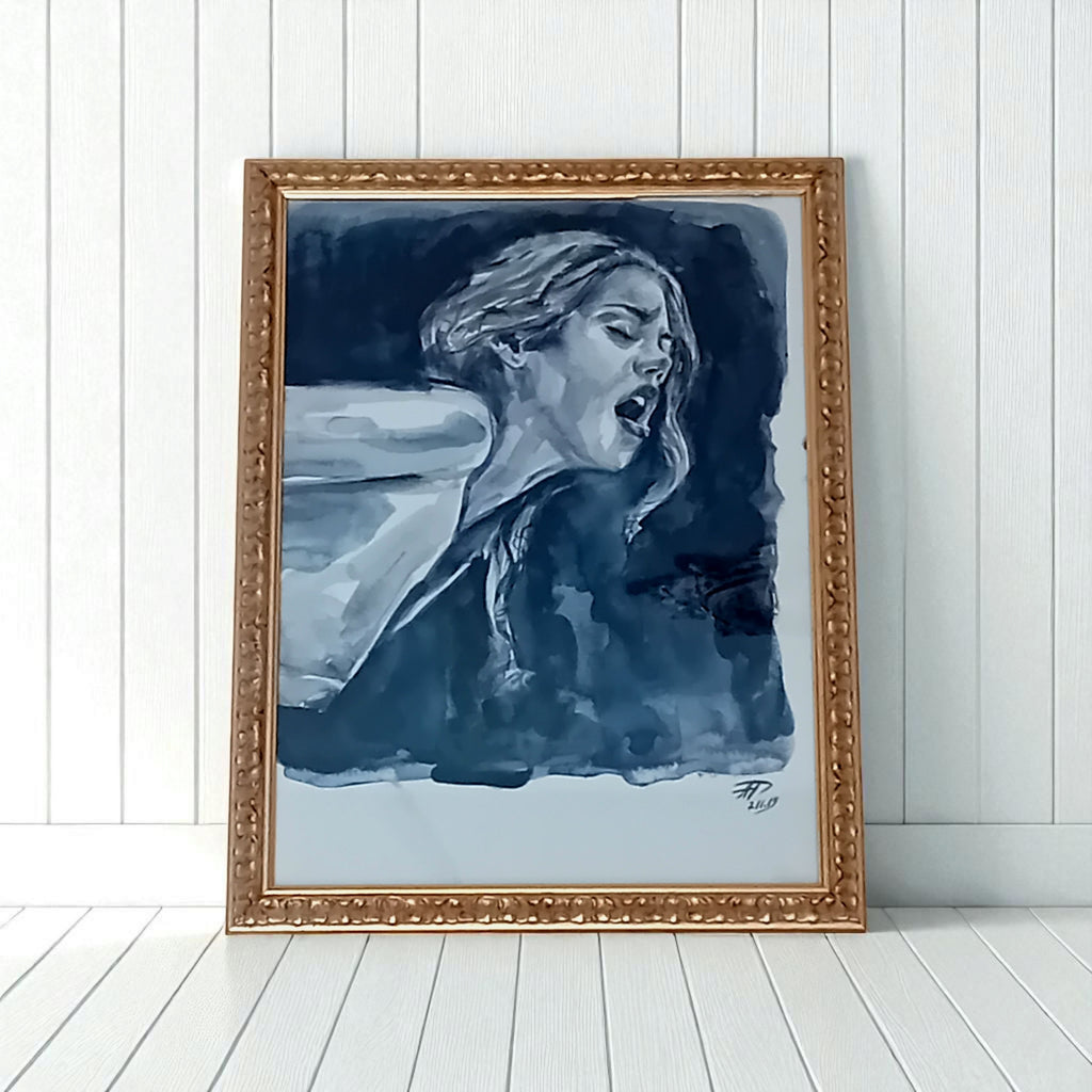 "Storming" – Acquerello Originale di Anna Dart, 29x40 cm, Edizione Unica