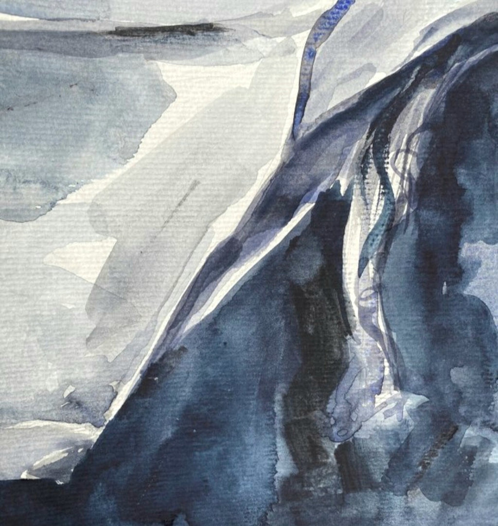 "Storming" – Acquerello Originale di Anna Dart, 29x40 cm, Edizione Unica