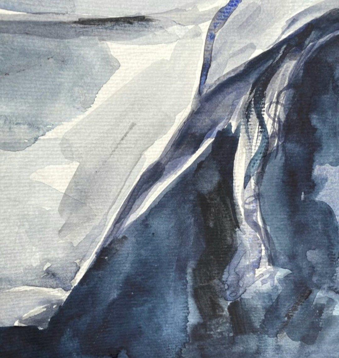 "Storming" – Acquerello Originale di Anna Dart, 29x40 cm, Edizione Unica
