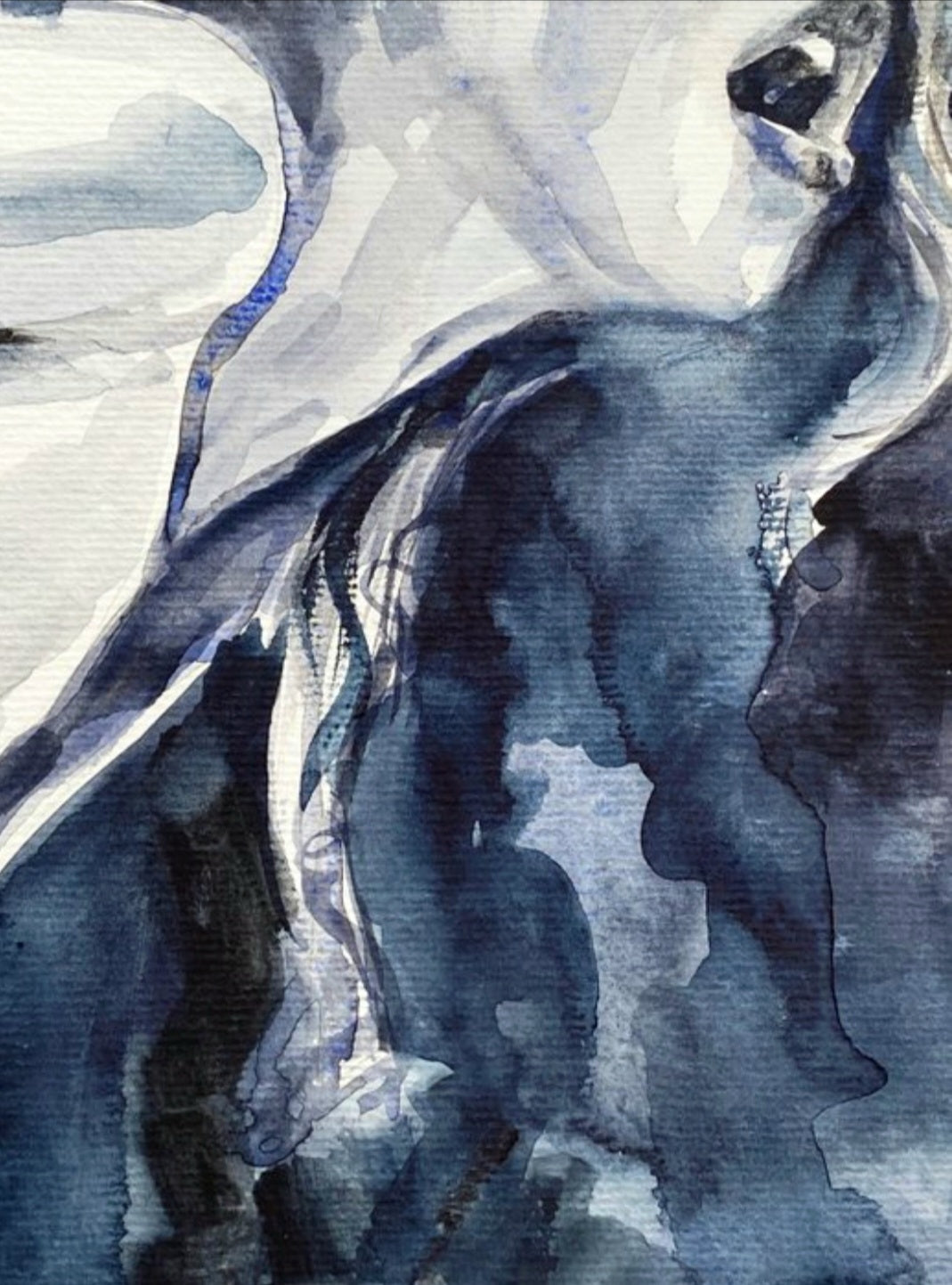 "Storming" – Acquerello Originale di Anna Dart, 29x40 cm, Edizione Unica