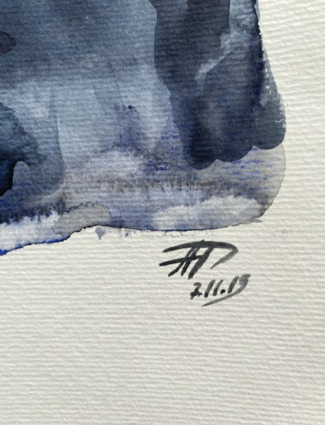 "Storming" – Acquerello Originale di Anna Dart, 29x40 cm, Edizione Unica