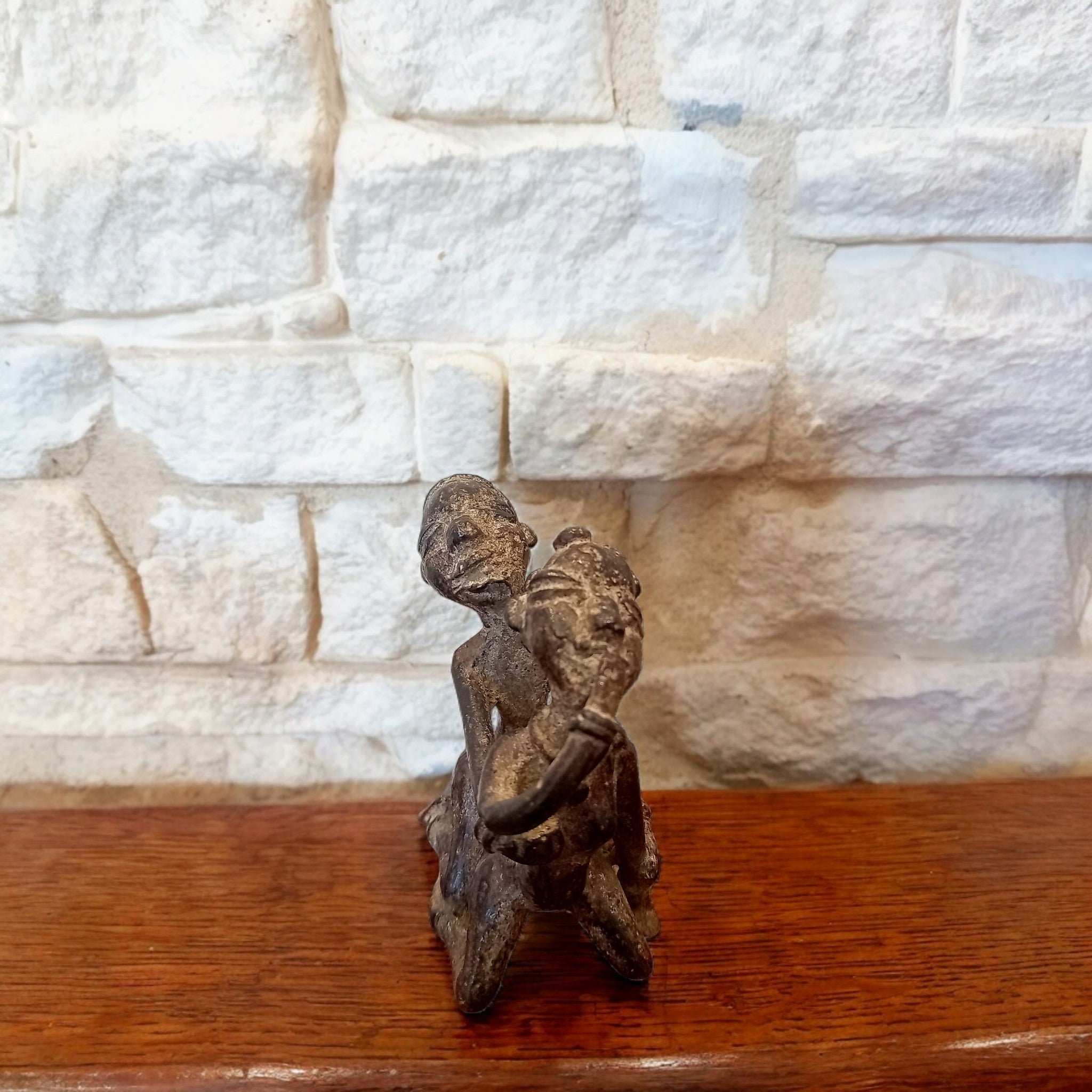 Figura in Bronzo Lobi – Coppia Erotica, Burkina Faso, Etnia Lobi