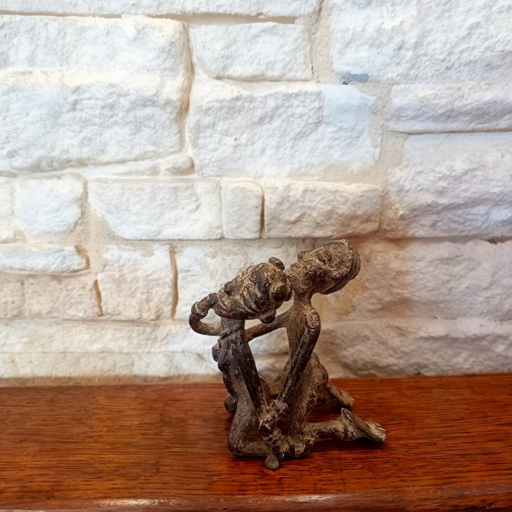 Figura in Bronzo Lobi – Coppia Erotica, Burkina Faso, Etnia Lobi