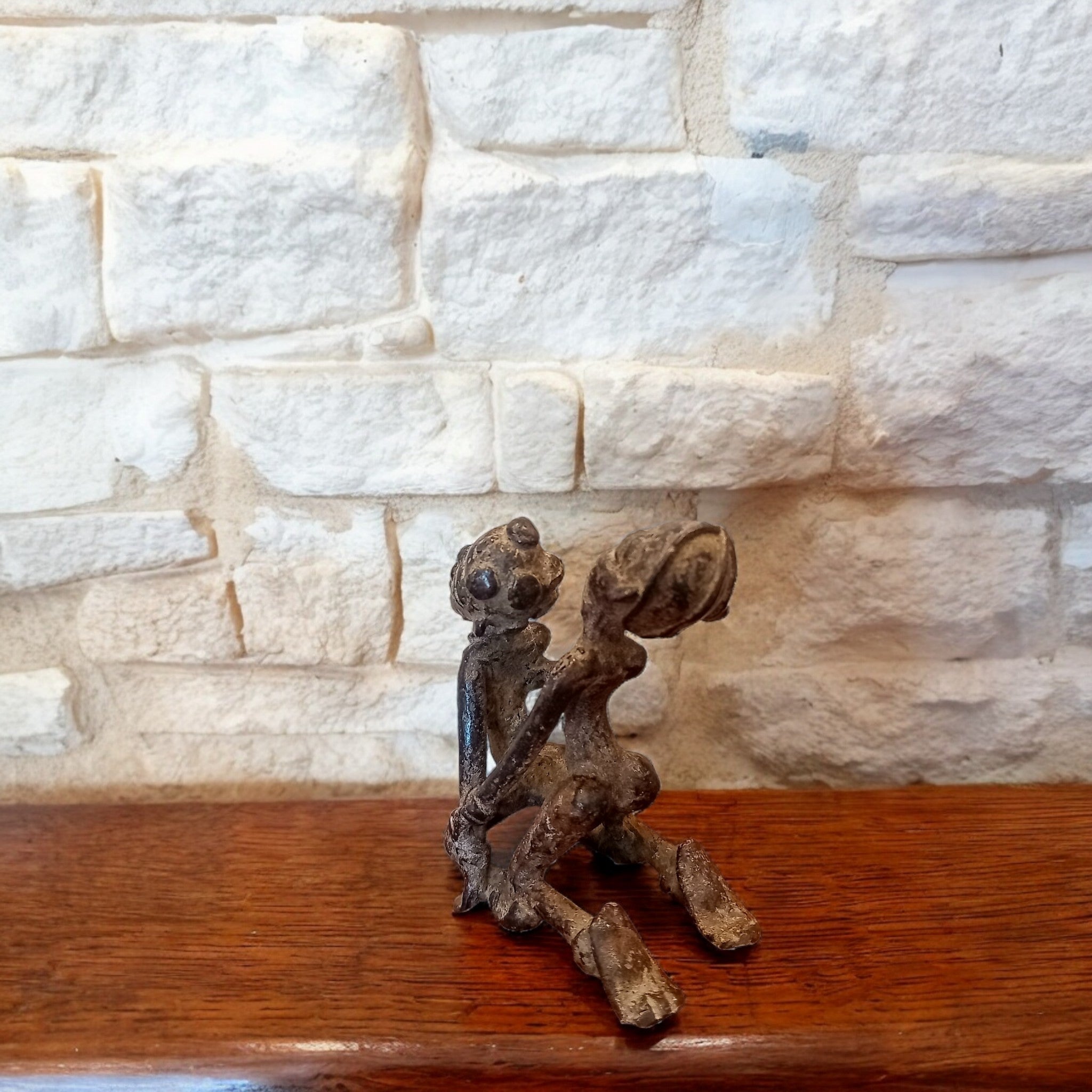 Figura in Bronzo Lobi – Coppia Erotica, Burkina Faso, Etnia Lobi