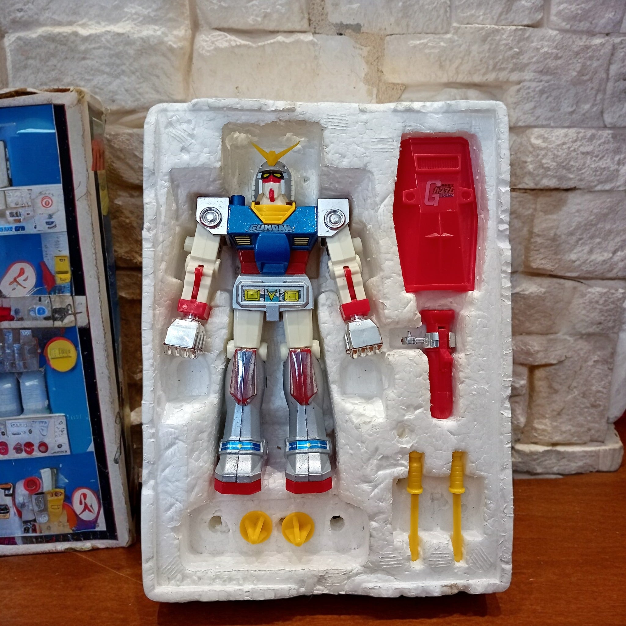 Action Figure Gundam Ceppi Ratti – Anni 1970/80, con Scatola Originale