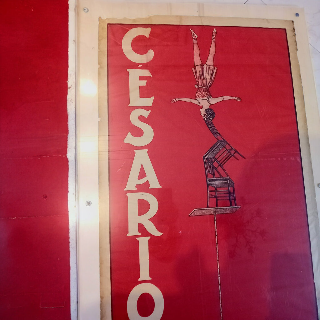 Manifesto Originale Circo "Affiche Cirque Perchistes" – Louis Galice, Francia, Anni 1900
